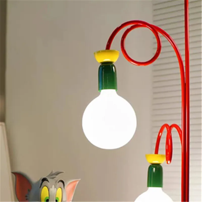 Lampa podłogowa Memphis Art LED unikalna macaron lampa stojąca do wystroju pokoju dziecięcego salon sypialnia kawaii nastrojowe oświetlenie