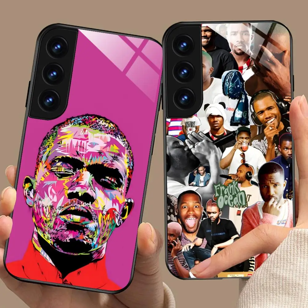 ‌Frank Ocean Glass Mobile Phone Case for Samsung Galaxy A56 55 54 53 52 51 36 35 34 23 16 15 5G Colorful Cover