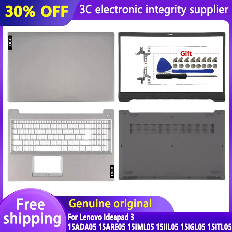 

NEW for Lenovo Ideapad 3-15ADA05 15ARE05 15IML05 15IIL05 15IGL05 15ITL05 Laptop LCD Back Cover/Front Bezel/Palmrest/Bottom Case