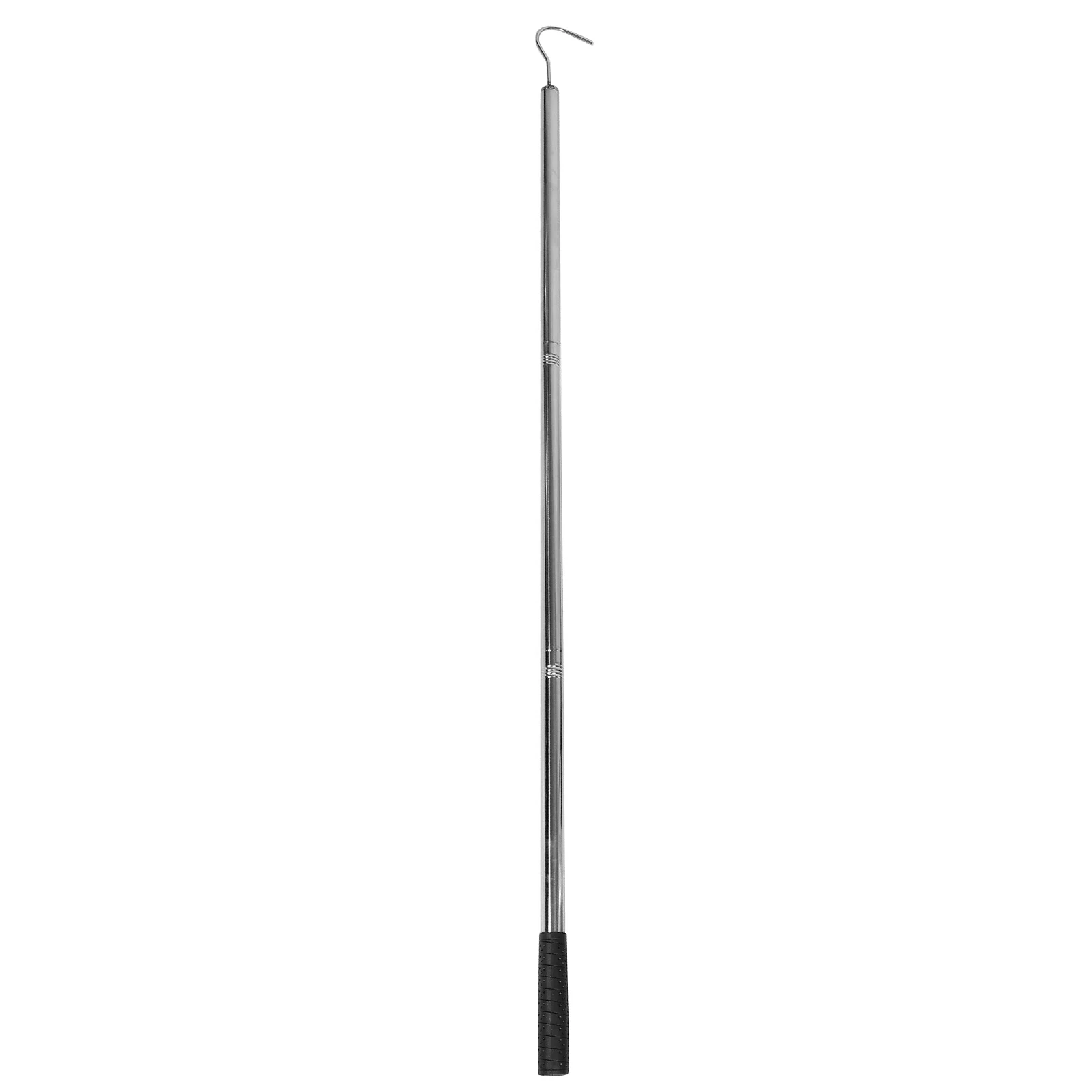 

Hangers Stair Pull Rod Hook Extension Ladder Roof Hooks Attic Pull-down Splicing Silver for System