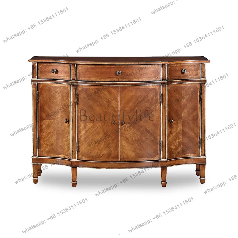 

Classical series entrance corridor foyer shoe cabinet retro entrance cabinet furniture