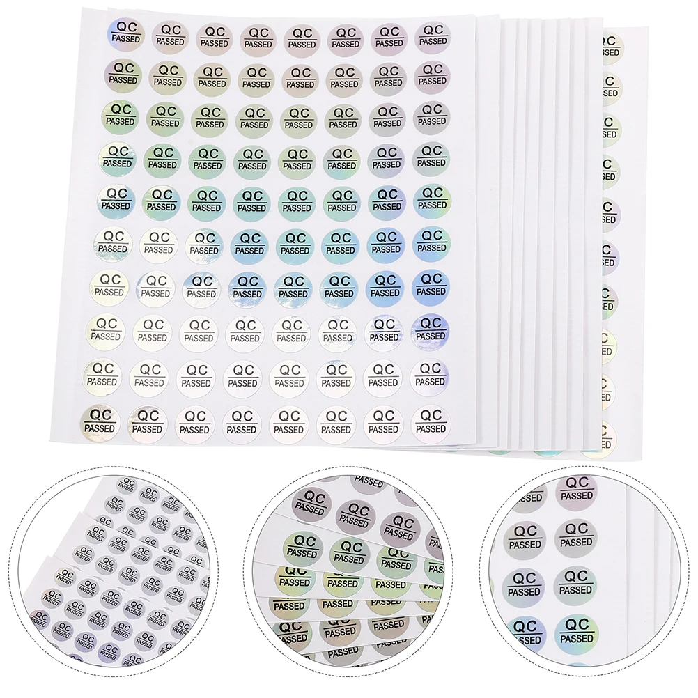 

PASS Tag Qc Approved Stickers Tester Manicure Labels Code Security Public Service Tamper Evident