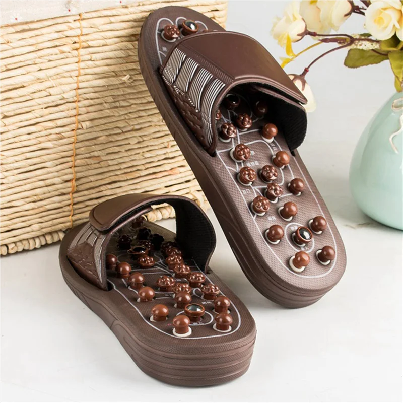 

AT33 6X Acupressure Foot Massager Reflexology Sandals Relief Plantar Fasciitis Arthritis For Men Women M