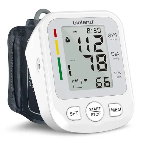 Bioland เครื่องวัดความดันโลหิต 2005 Tensiometer Upper Arm อัตโนมัติดิจิตอล BP วัดอุปกรณ์ 2005-1 Pulse Heart Rate Monitor