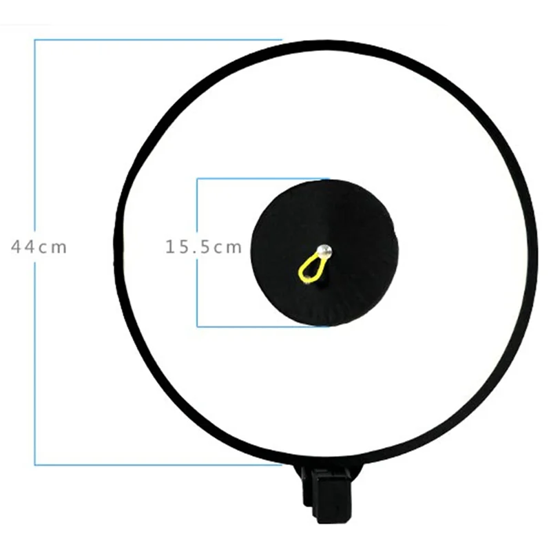AAAEL-2X العالمي 44 سنتيمتر فلاش مستدير سوفت بوكس المحمولة طوي نمط Speedlite الناشر عاكس حزام ل فلاش الكاميرا
