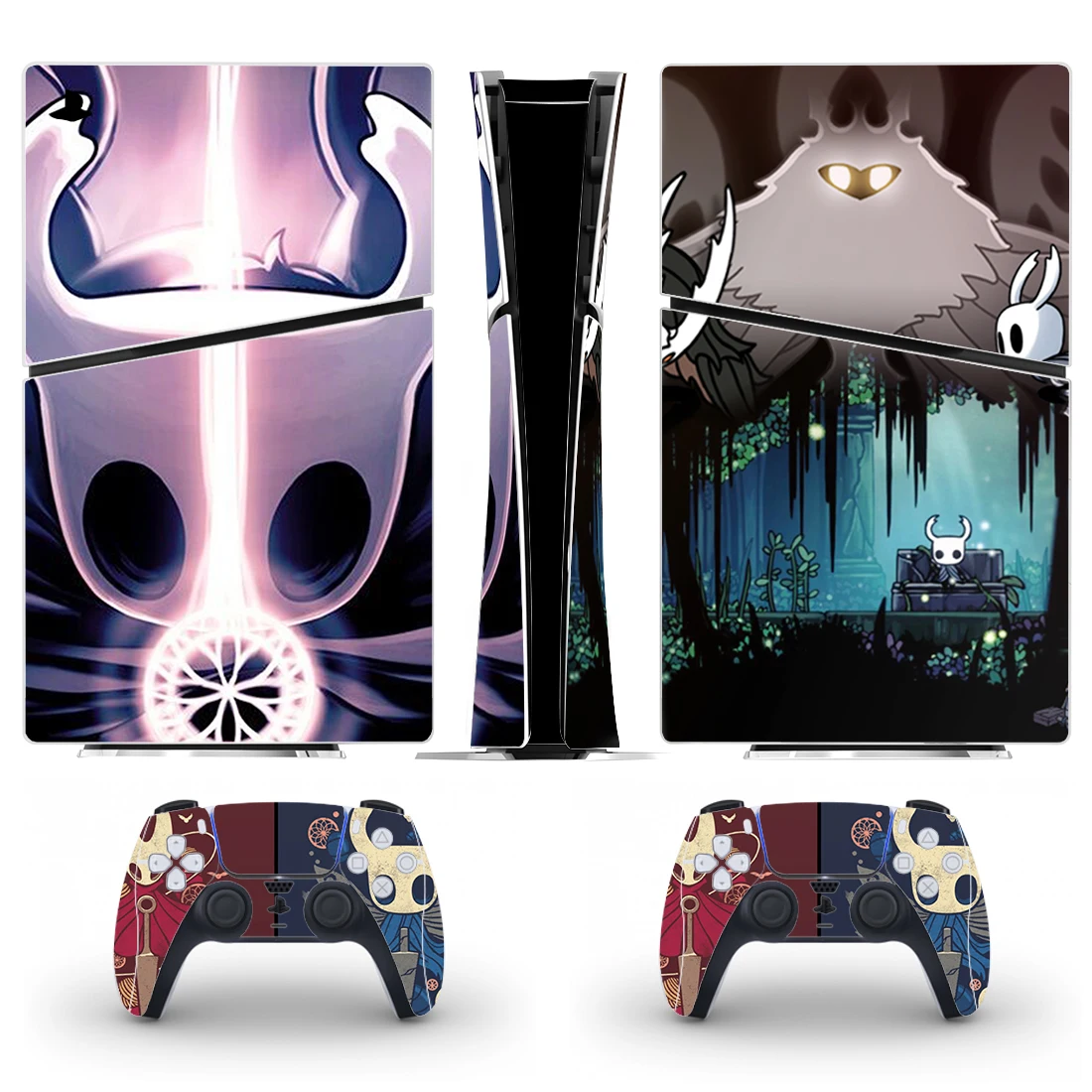 Hollow Knight-PS5 Slim Digital Skin Sticker, Decalque Capa para Console e 2 Controladores, Vinil, Novo