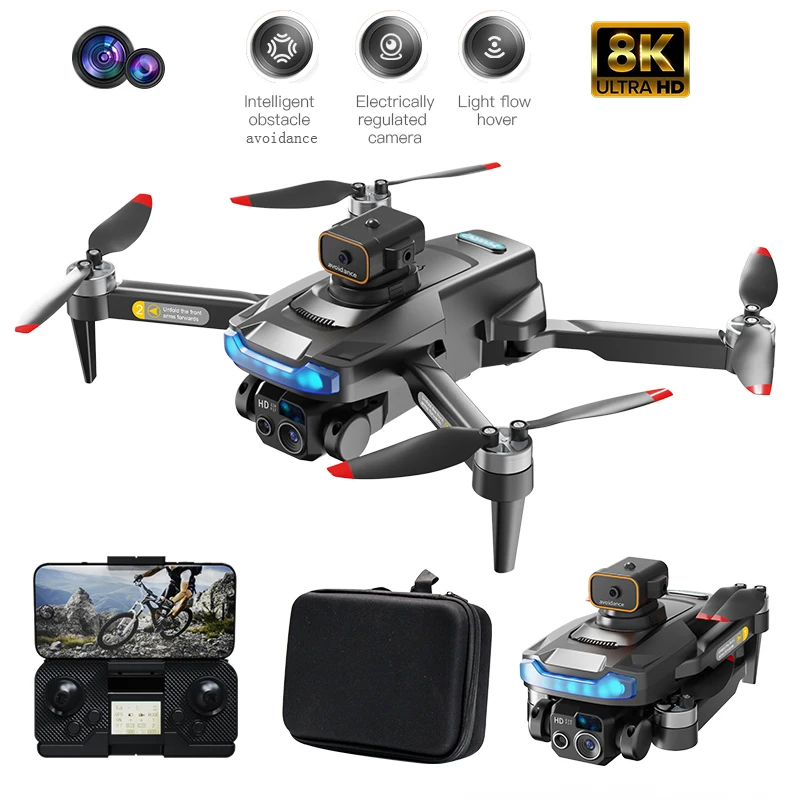 

GPS Mini Drone 4K Professional Dual HD Camera Quadcopter RC Helicopter FPV UAV WIFI 360°Obstacle Avoidance CZ19 Pro Aircraft Toy