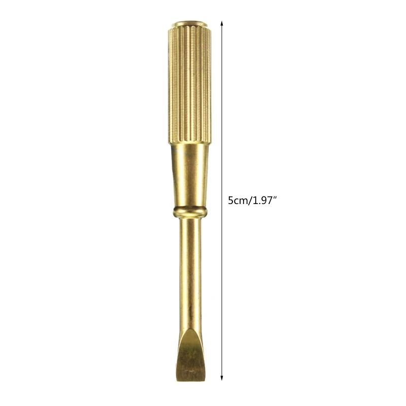 Portable Screwdriver Unique Design Slotted Flat Screwdriver Jewelry Repair Tools Drosphip
