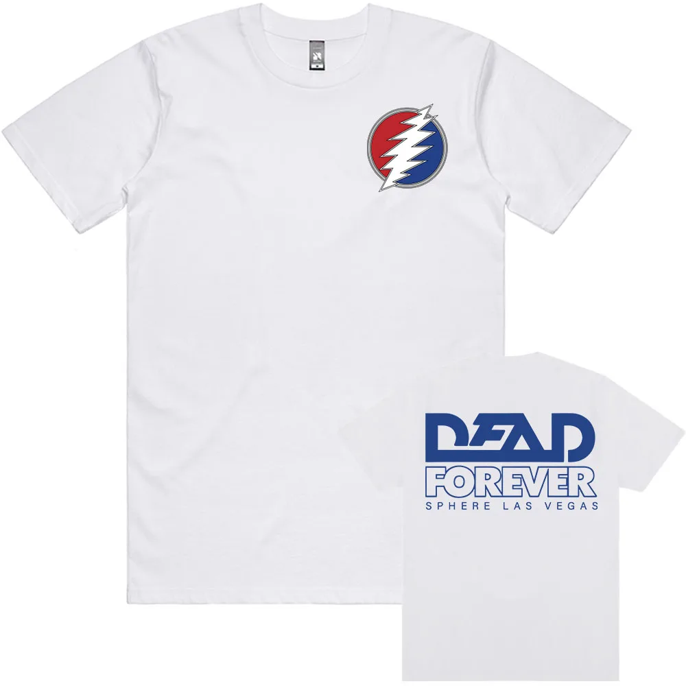 2026 Dead Forever Sphere Heather T-shirt Short Sleeve Summer Cotton Tshirts for Male DEAD & COMPANY Rock Band Graphic T Shirt