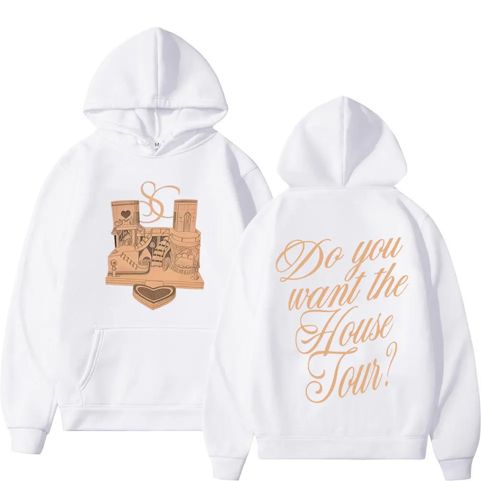 Do You Want The House Tour Sabrina Carpenter Vintage Print Hoodie