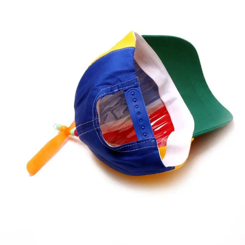 Gorra de béisbol con hélice de libélula de bambú para adultos y niños, sombrero de helicóptero, fiesta, Carnaval, divertido, al aire libre, alta