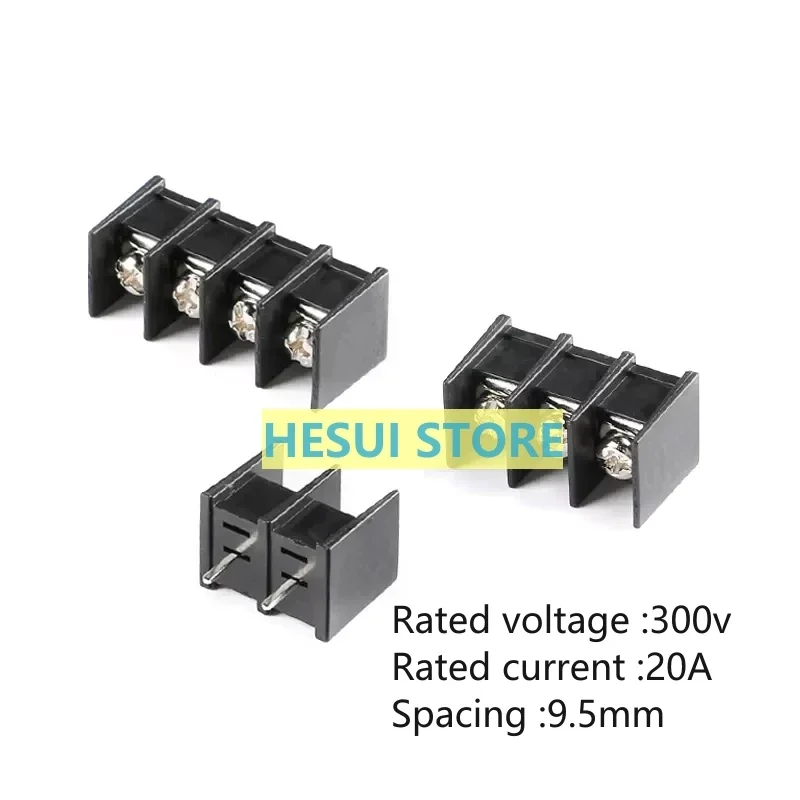 10 PCS KF45C-9.5-2/3/4P Insert 300V/20A 9.5mm spacing fence terminal in the middle pins
