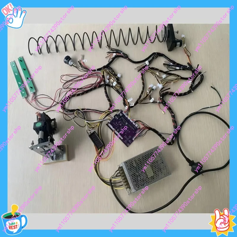 Mini Vending Machine Parts Control Board Motors Spirals Power Supply Coin Acceptor Vending Equipment Replacement Accessories