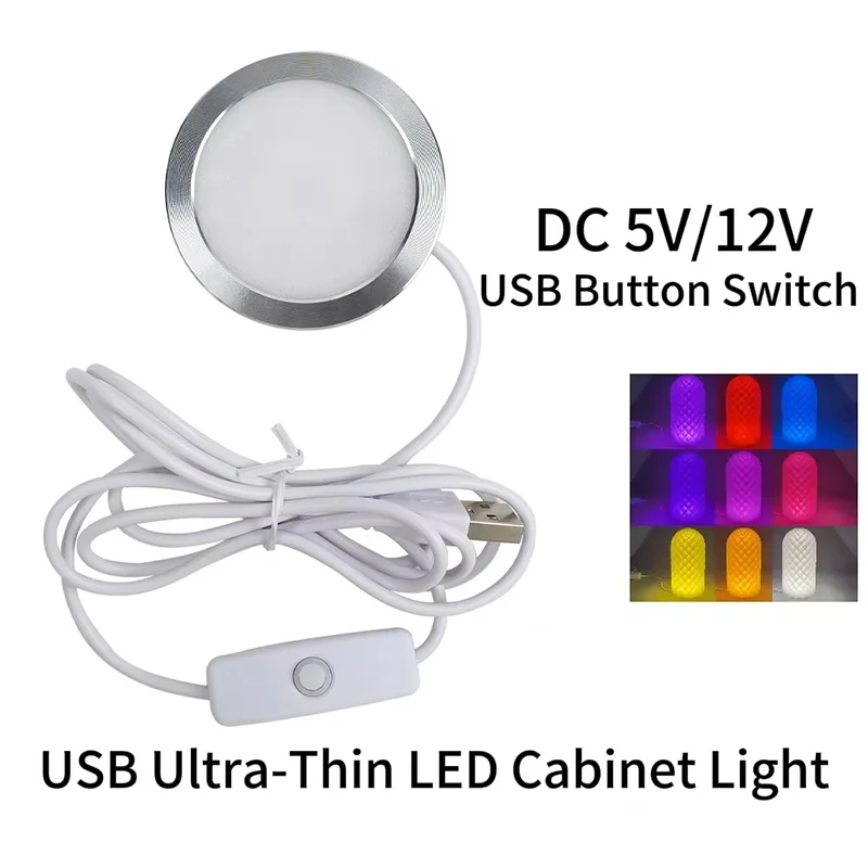3D Printer Part For Bambu Lab LED Lamp Kit 001 DIY Model Hardware Without Shell White/Cold/Warm Lights 5V Adjustable Light Kit