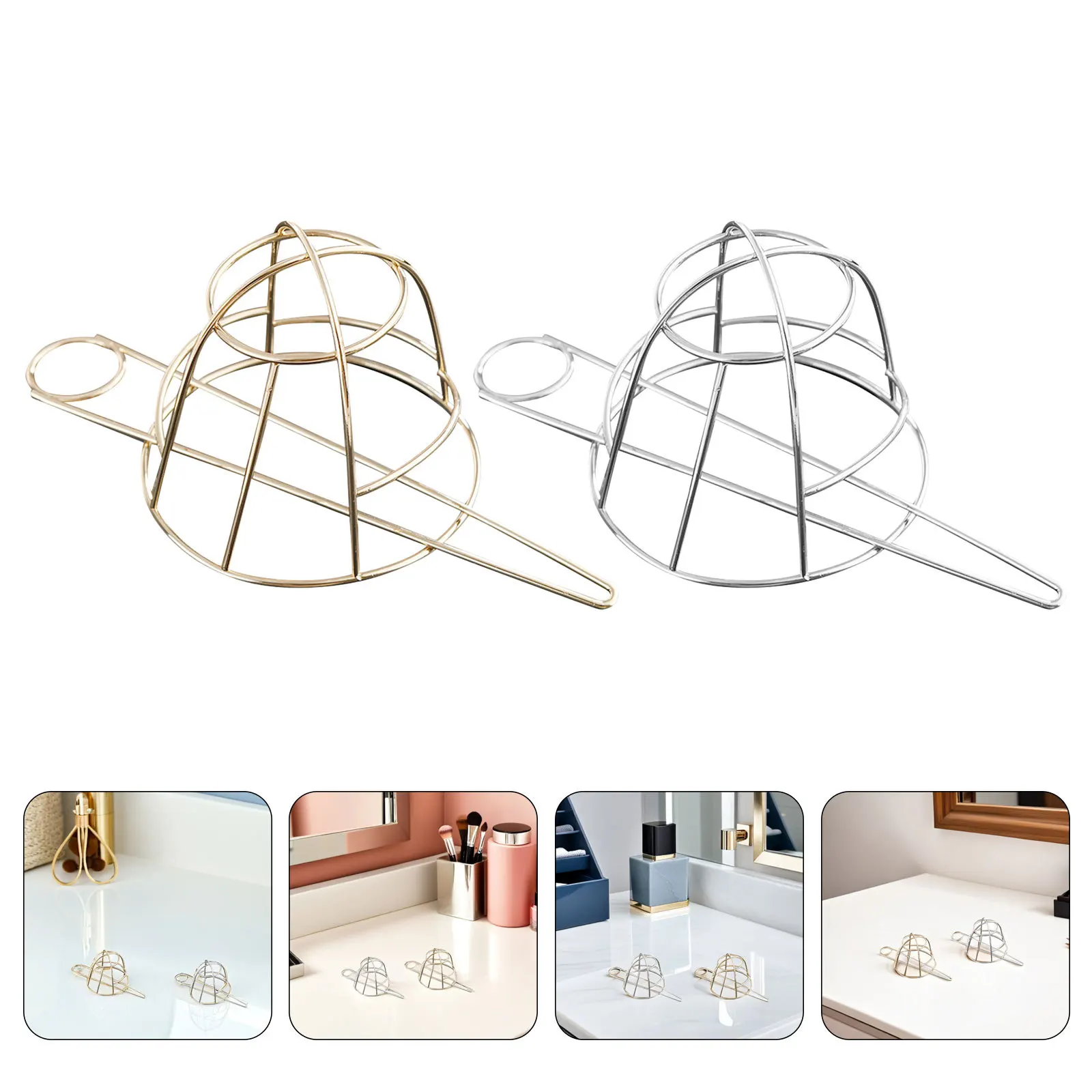 

2 шт., полая клетка для птиц, металлическая клетка для булочек для волос, винтажный держатель для вилки для волос, элегантная прическа, шиньон, аксессуары, зажимы для булочек