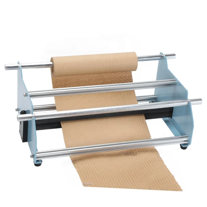 Distributeur de rouleau de papier kraft en accent d'abeille, emballage de protection, emballage de coussin, bonne protection, vente en gros