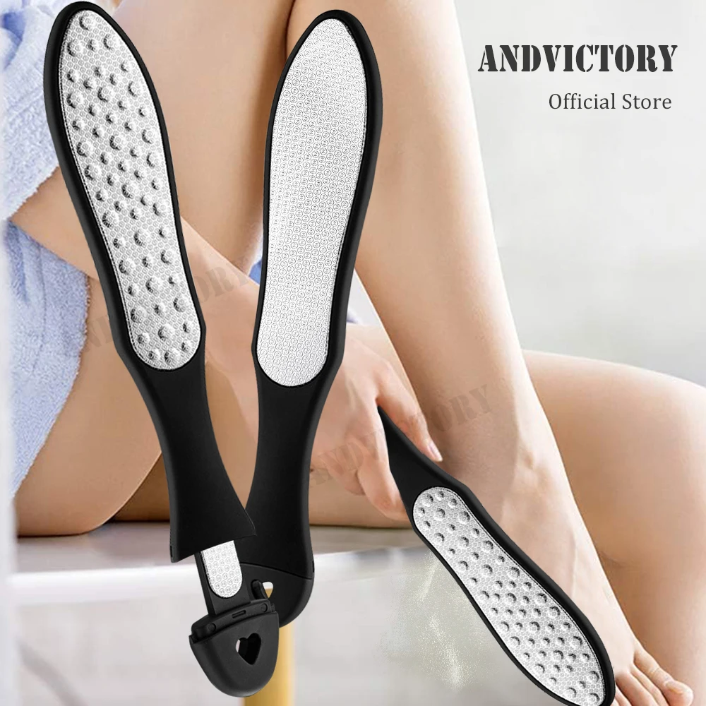 3in1プロフェッショナルペディキュアフットケアツール、かかと用ファイル、クリーニング用やすり、角質除去、死んだ皮膚除去、足用サンドペーパー