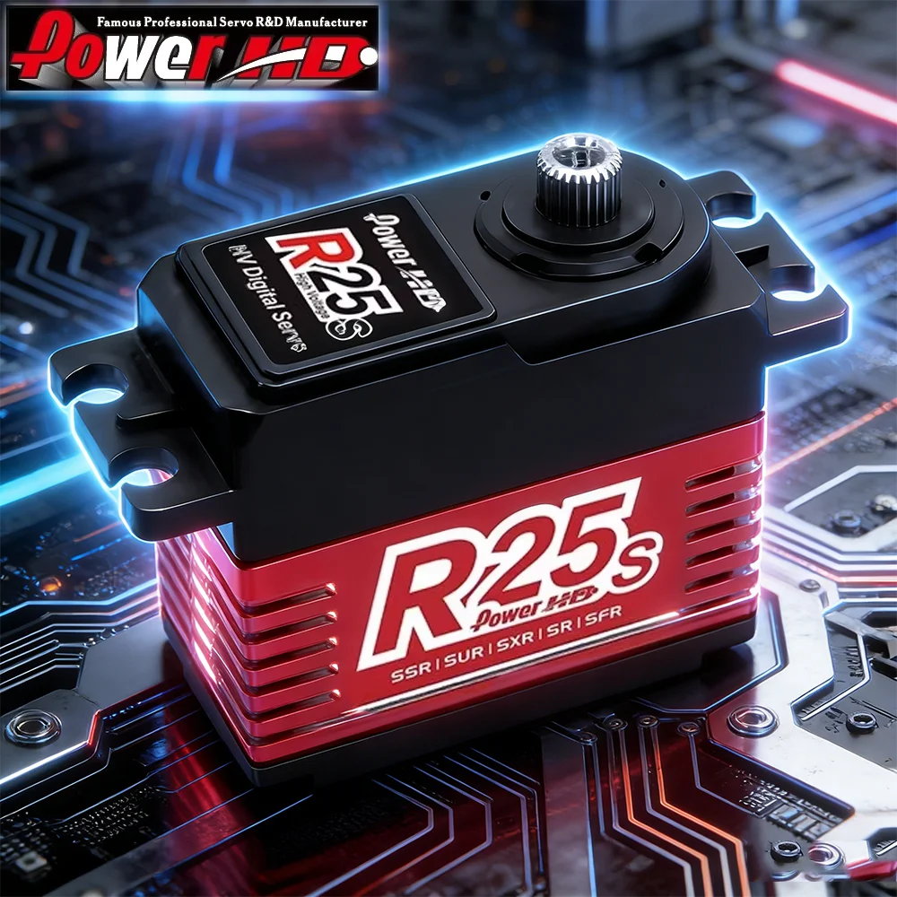 Power HD R25S 30kg Hight Torque Titanium Gear Brushless Digital Servo for 1/8 1/10 RC Off-road Vehicles Cars