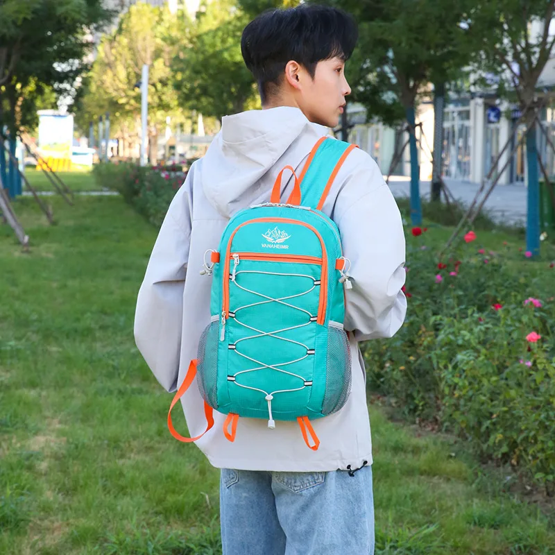 Outdoor Oxford Backpack Lightweight Multifunctional Casual Foldable Double Shoulder Bag for Hiking Cycling Backpacks Storage