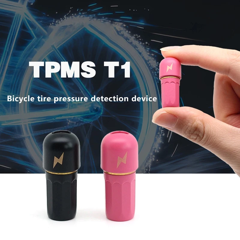 

2pieces/box TPMS T1 Tire Pressure Monitoring System Bike Air Pressure Monitor Real-Time Wireless Tire Pressure Detector