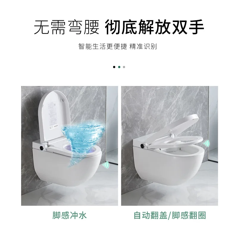 Household waterless smart toilet Direct flush smart toilet