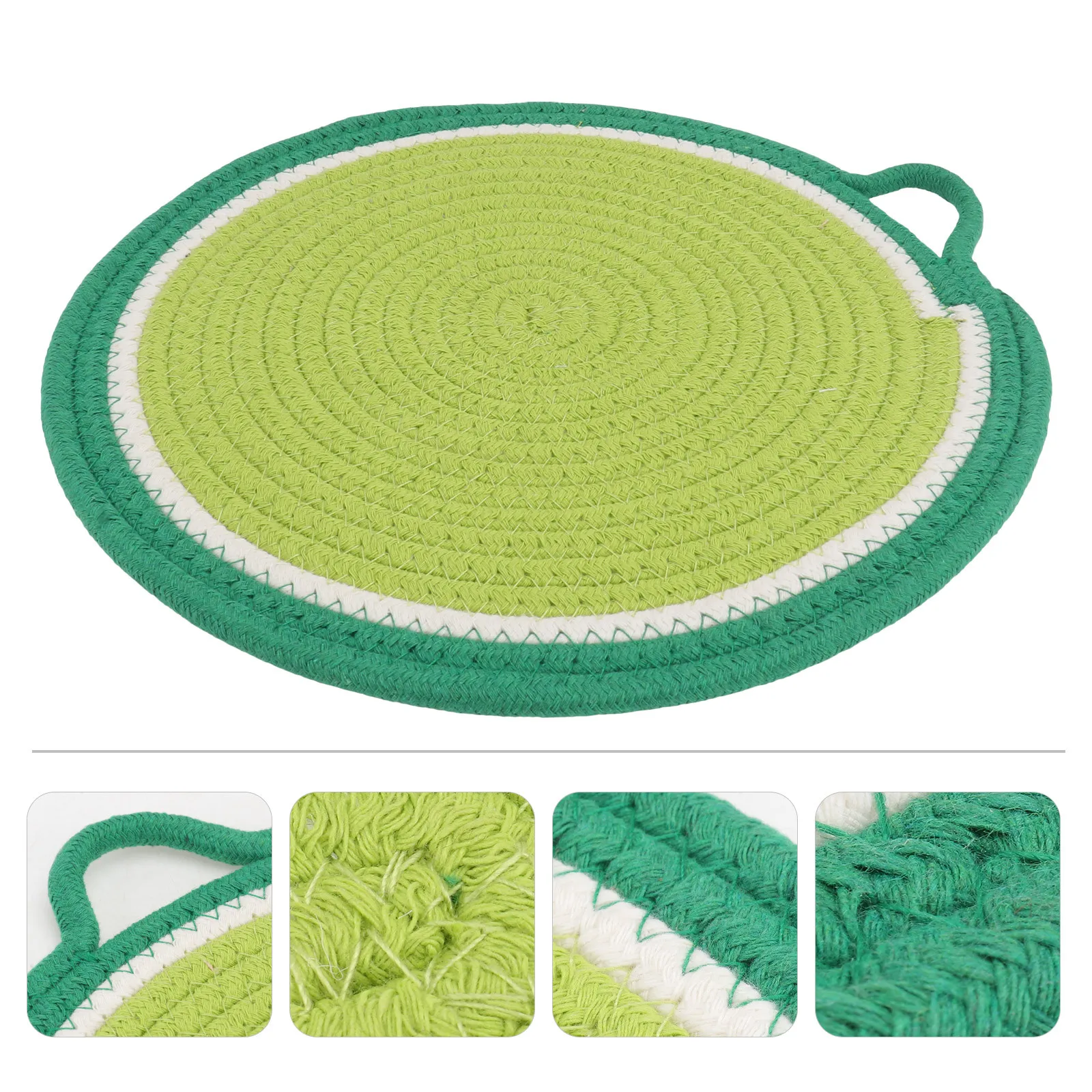 

1Pcs Lightweight Cotton Woven Placemat Decorative Dining Table Mat Heat Proof Protective Household Tableware Supplies