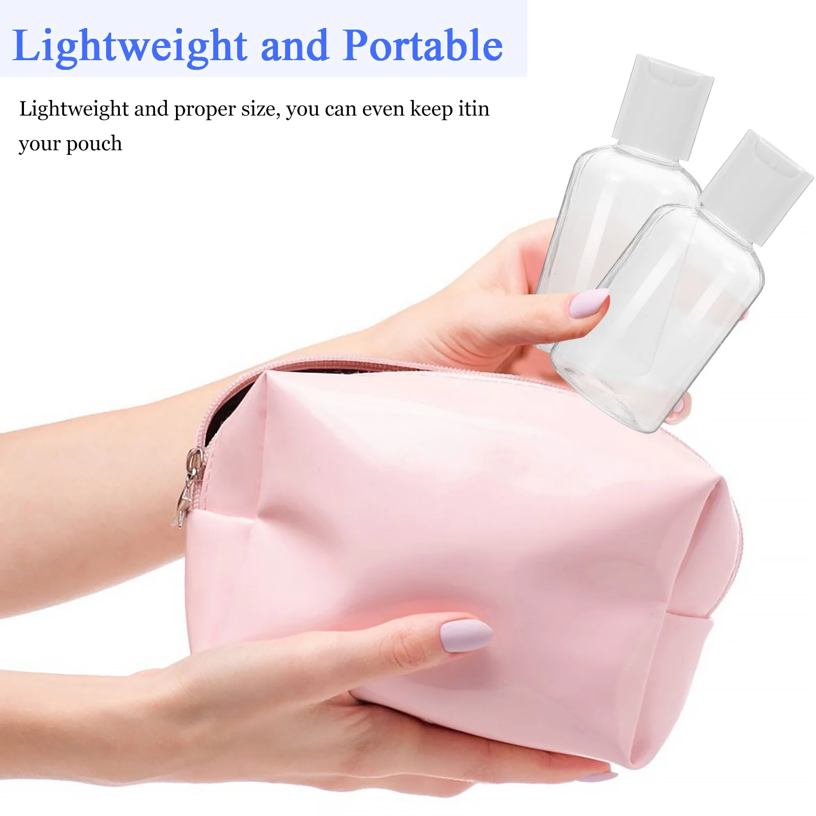 

15Pcs Press Travel Bottles Refillable Storage Containers Portable for Shampoo Lotion Body Wash Cream Travel Bottles