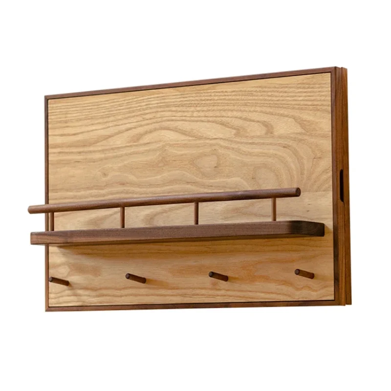 

Electric Meter Box Clothes Rack Distribution Block Chinese Solid Wood Storage Electric Brake Box Decorative Hook