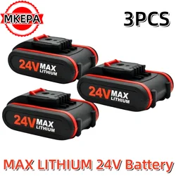 Brand new 24V 18650 Lithium Battery Electric Tools Battery For Wireless Wrench Mini Chain Saw Electric Drill ect