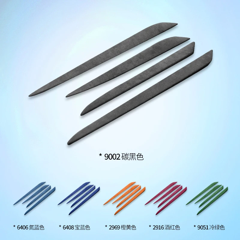 For ZEEKR 001 2021 2022 2023, Super Suede Overlay On The Car Door Panel Decorative Trim Strips Interior Modification Accessories