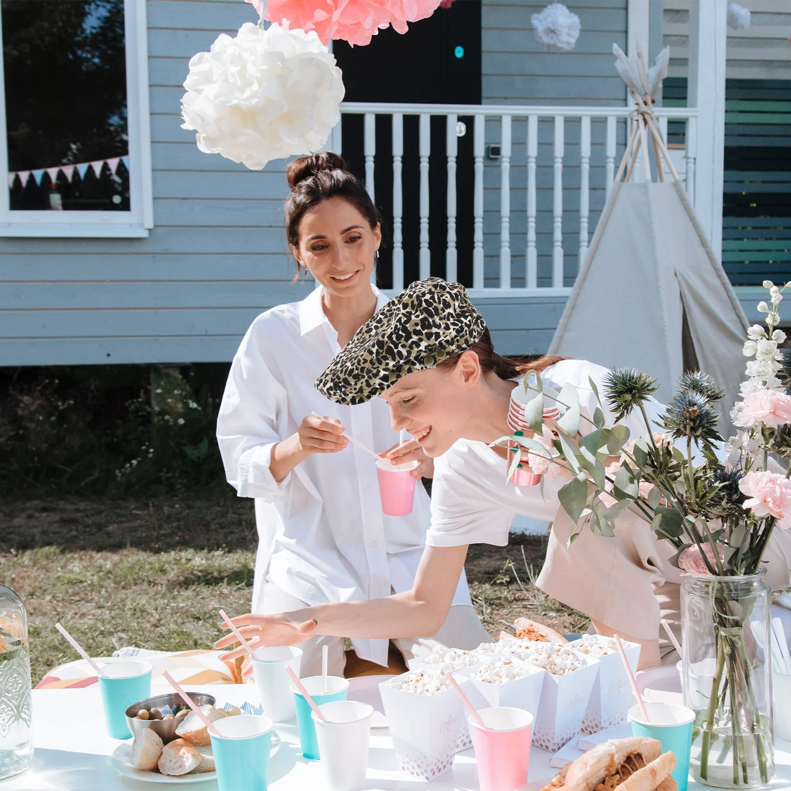 ليوبارد طباعة قبعة قبعة مسطحة قابل للتعديل للنساء الرجال الحيوان الفهد نمط النمط الفرنسي ملحقات الحفلات