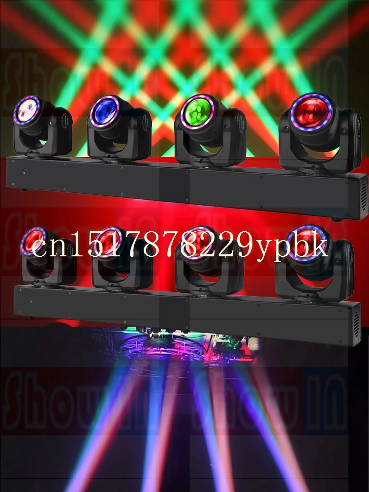 

2PCS/Lot 4*80W RGBW LED Moving Head with Circle Ring for DJ Disco Party Wedding Show Performance Bar Club Events Stage Lighting