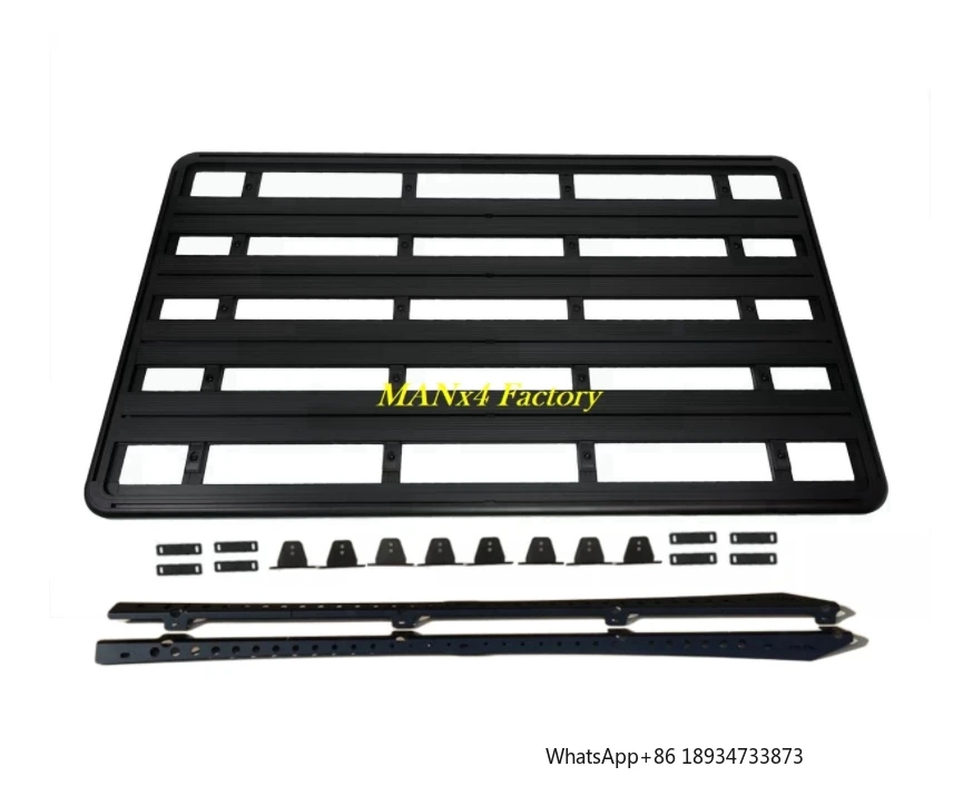 Portapacchi piatto in lega di alluminio MANx4 per Range Rover L322 02-12