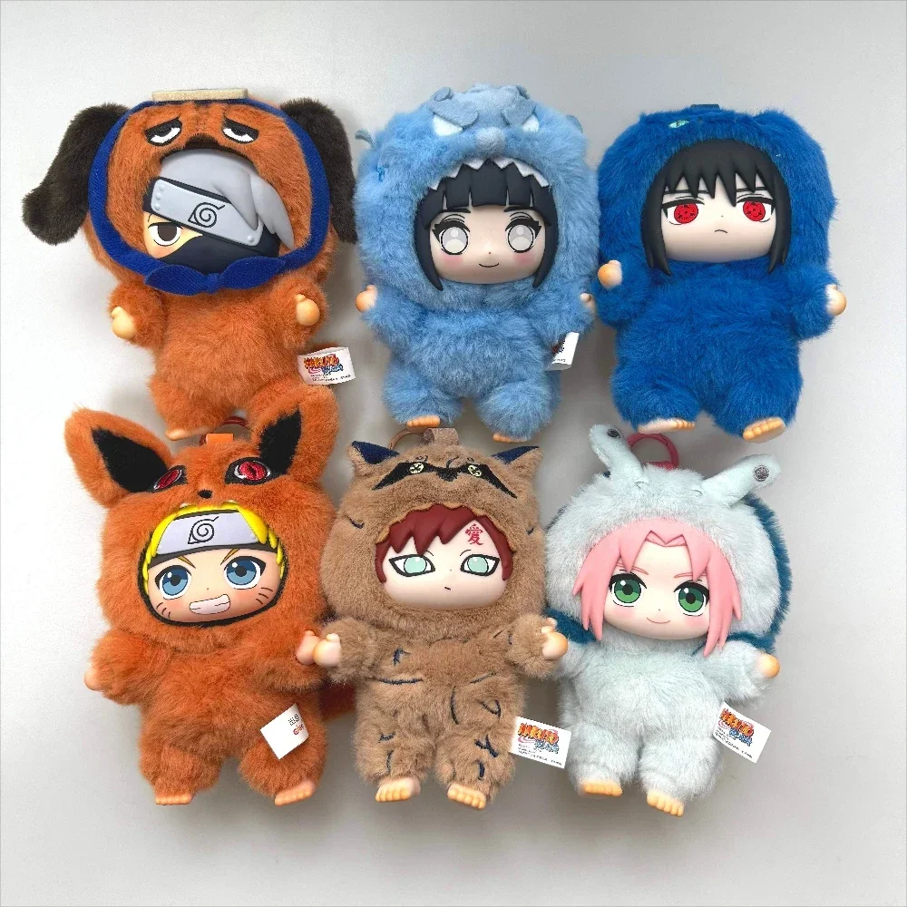 Shippuden سلسلة الحفلات صندوق أعمى محشوة الأصلي أفخم الشكل حلية هدية دمية محشوة مجموعة حقيقية الرياح الوحش العصرية