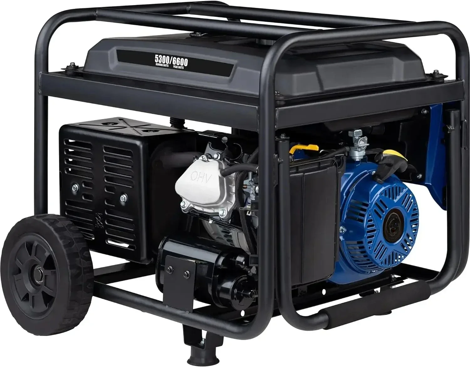 

Outdoor Power Equipment 6600 peak watt home backup portable generator, transfer switch ready 30A outlet, RV ready 30A outlet, CO