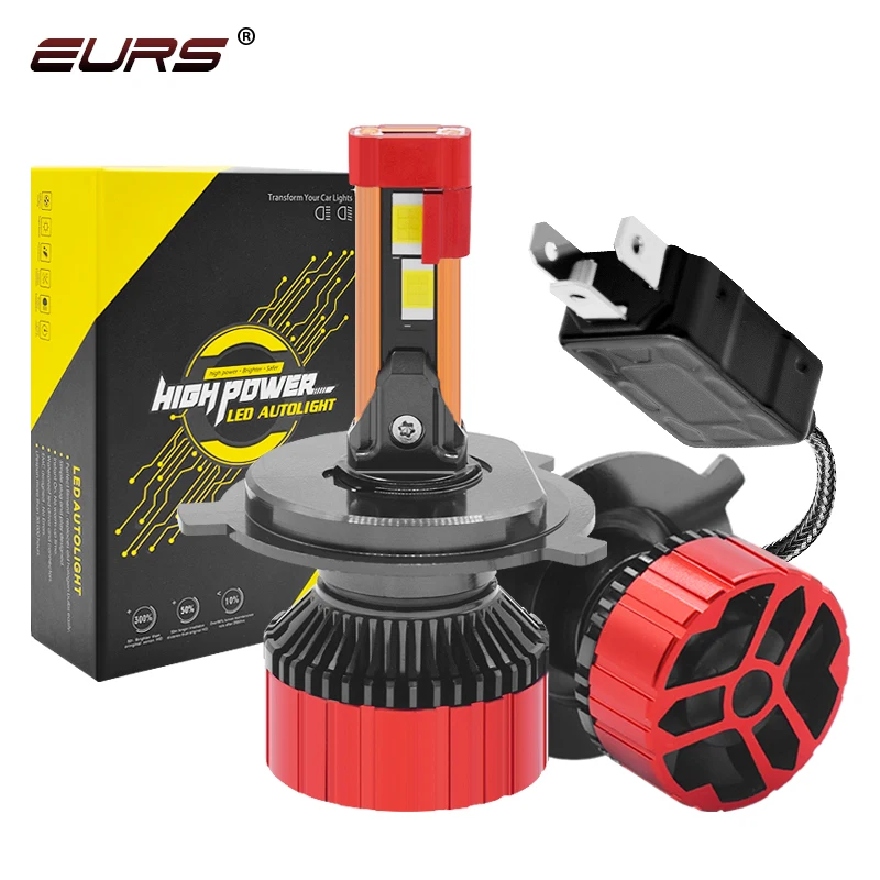 

EURS H4 LED Canbus Car Headlight H7 H11 H8 H9 H1 9012 HB4 9006 HB3 9005 LED Lights Bulbs 100W 20000LM 6000K Auto Fog Lamps 12V