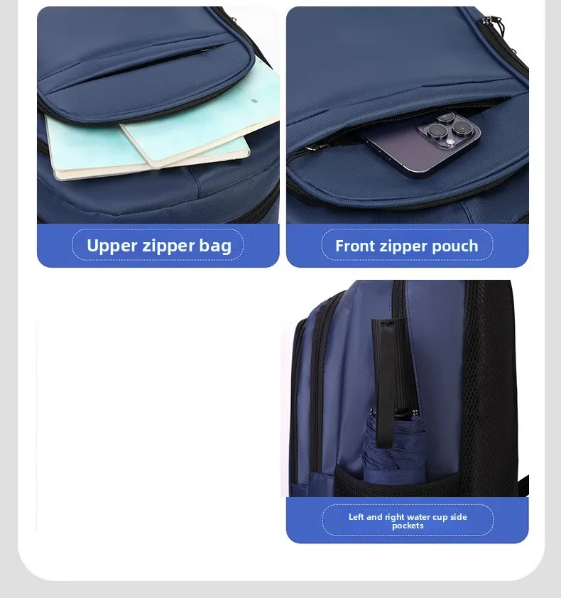 New Business Lightweight Backpack, Casual Waterproof Outdoor Travel Backpack, Large-capacity Multi-functional Computer Backpack