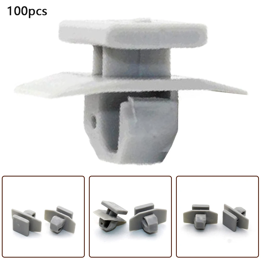 100pcs Car Wheel Arch For Flare Moulding Trim Fastner Clips For Honda For Civic For CR-V Side Body Moulding Retainer Clips