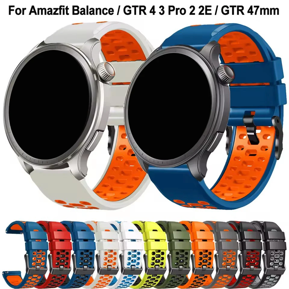 22mm Uhrenarmband für Amazfit GTR 47mm GTR 4 Armband Uhrenband für Amazfit T-Rex 3 Pro 48mm/GTR 3 Pro 2 2e Armband
