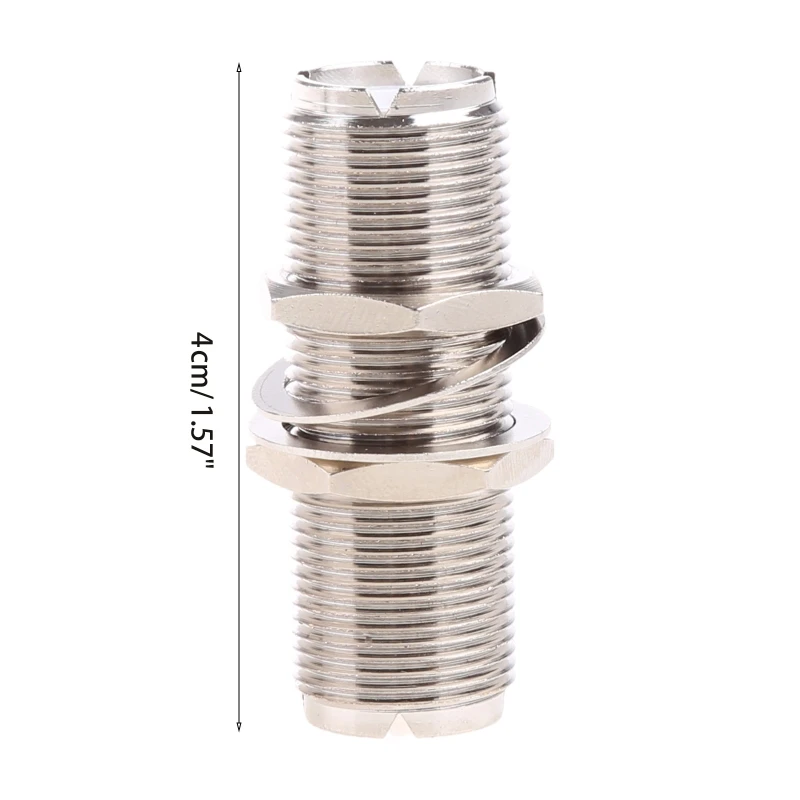 UHF гнездо до UHF гнездо перегородка RF коннектор крепление панели CB радио адаптер