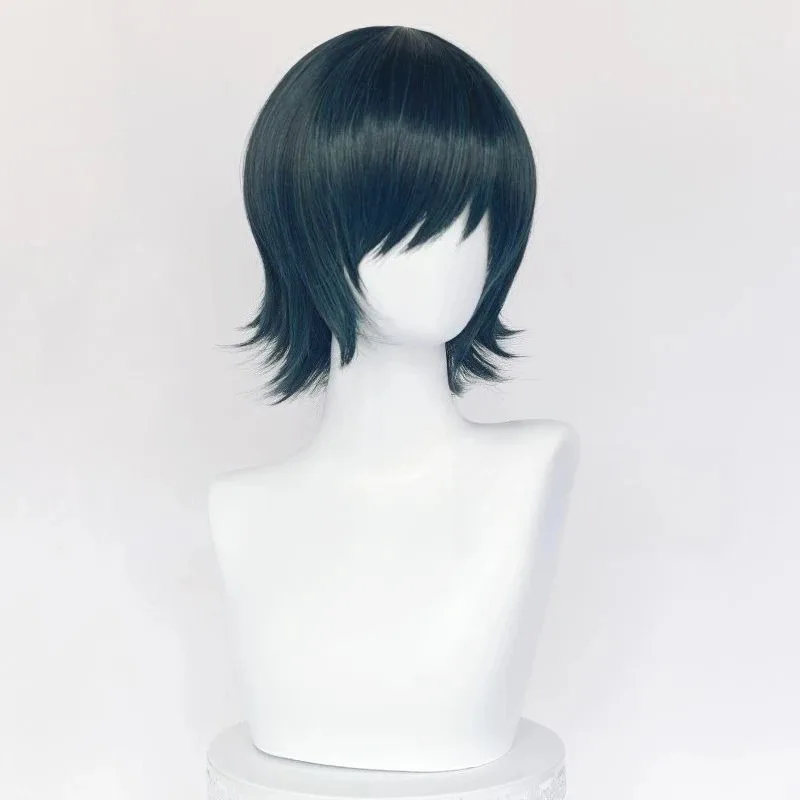 Chainsaw Man Himeko Cosplay Synthetic Short Straight Anime Coser Cute Girl Heat Resistant Fiber Wig Hallows;3'c,5.y;8'v, view 3