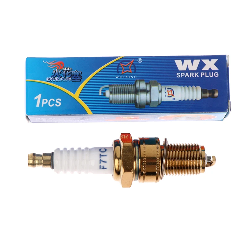 Spark Plug F7TC for Generator Lawnmower Tractor Rototiller Water Pump Go Kart Farm Machinery Parts