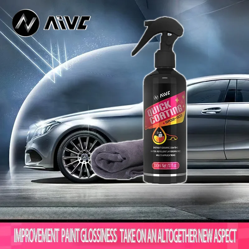 

AIVC Car Nano Coating Quick Spray Ceramic Sealing Hydrophobic Paint Polish Liquid Nano Essential Car Care Detailing Polish Spray