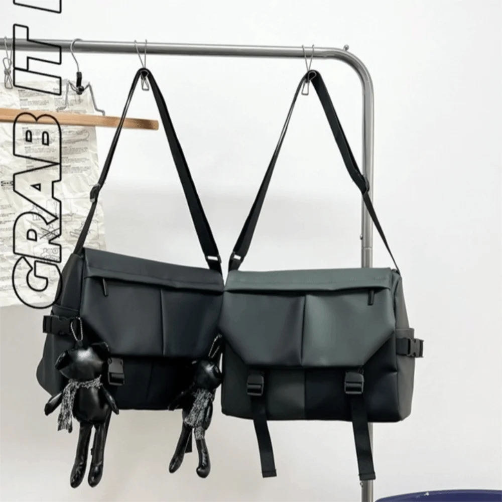 

Waterproof Crossbody Shoulder Bag Nylon Multi-pocket Waterproof Messenger Bag Unisex Casual Style Large Capacity Bag