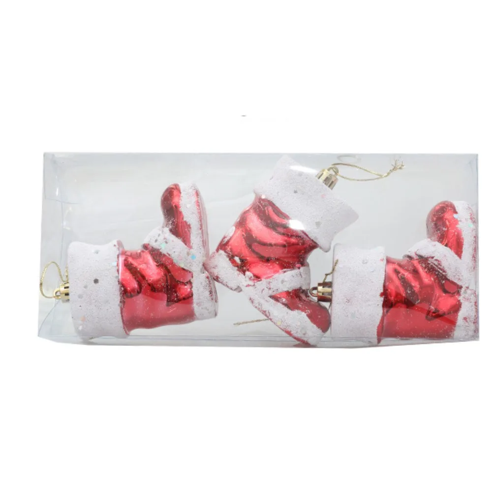 

Creative Santa Claus Hanging Ornaments Delicate Waterproof Christmas Ball Painted Christmas Tree Decoration Pendant New Year