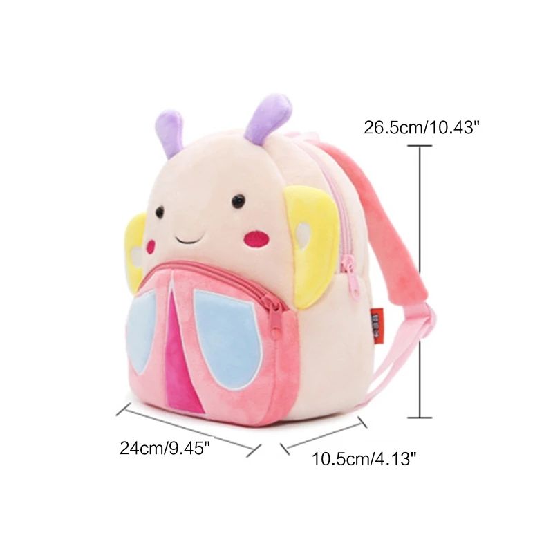 Mochila felpa para niños y niñas, minimochila dibujos animados, mochila escolar viaje, mochila para niños