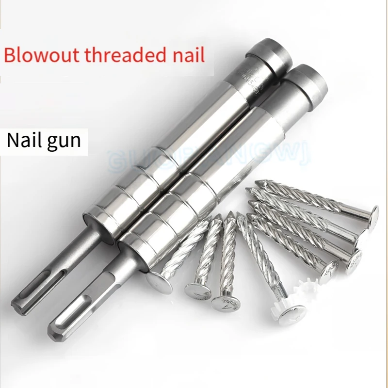

Stainless Steel Nail Driving Tool – Effortlessly Install Threaded Wall Nails for Drywall/Wood/Masonry, Ideal for Renovation