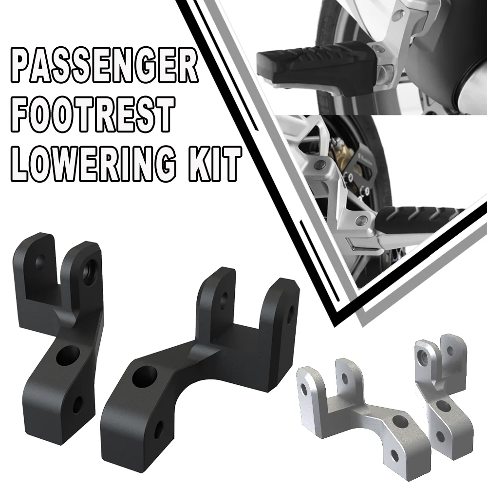 

For BMW R1300GS R 1300GS R1300 GS 2024 2025 Motorcycle Accessories Passenger Footrest Lowering Kit Foot Pegs Footpeg Relocation