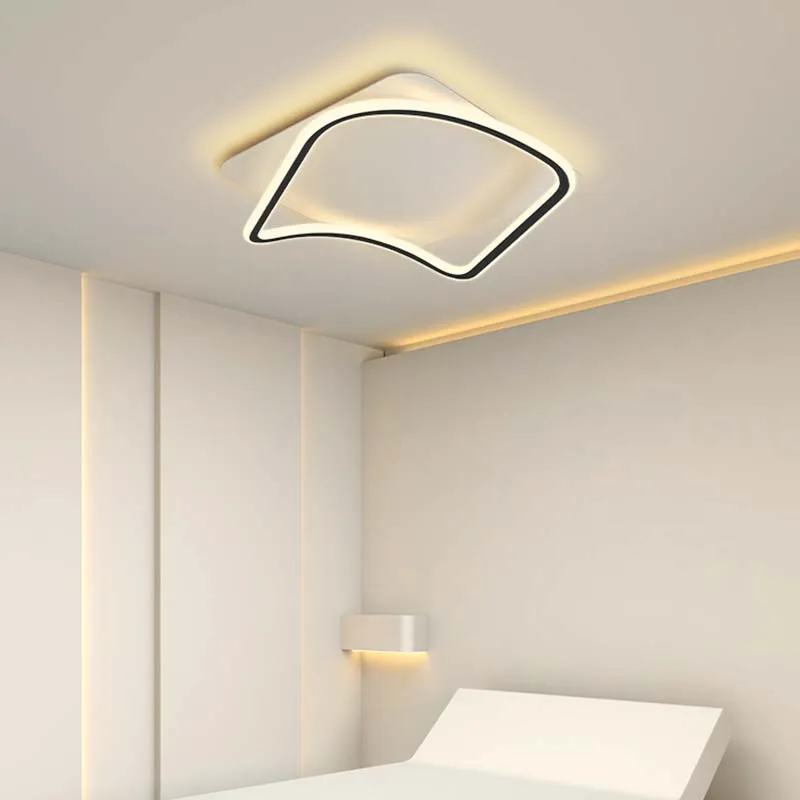 Lámpara de techo LED moderna para sala de Estar, comedor, dormitorio, estudio, guardarropa, sala de estar, decoración del hogar, accesorio de iluminación Lustre