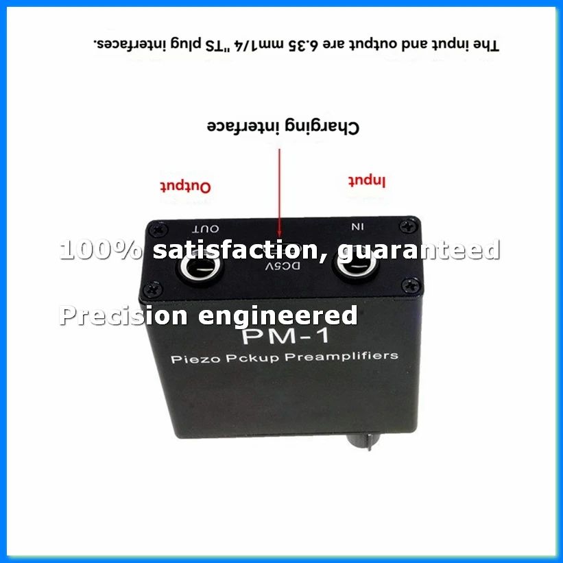 

DC5V 6.35mm Guitar Piezo Contact Pickup Preamplifiers for Guitar Violin Cello Kalimba Harps Banjo Mandolin Ukulele-ABRM